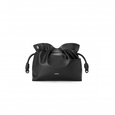 LOEWE PANTA MEDIUM FLAMENCO CLUTCH IN SHINY CALFSKIN A411FC1XBV (30*24.5*10.5cm)